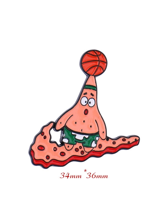 Металлические значки, пин на одежду "Губка Боб Квадратные Штаны, Sponge Bob Square Pants"