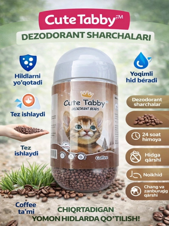Mushuk tuvagi uchun dezodarant, 450 g - 