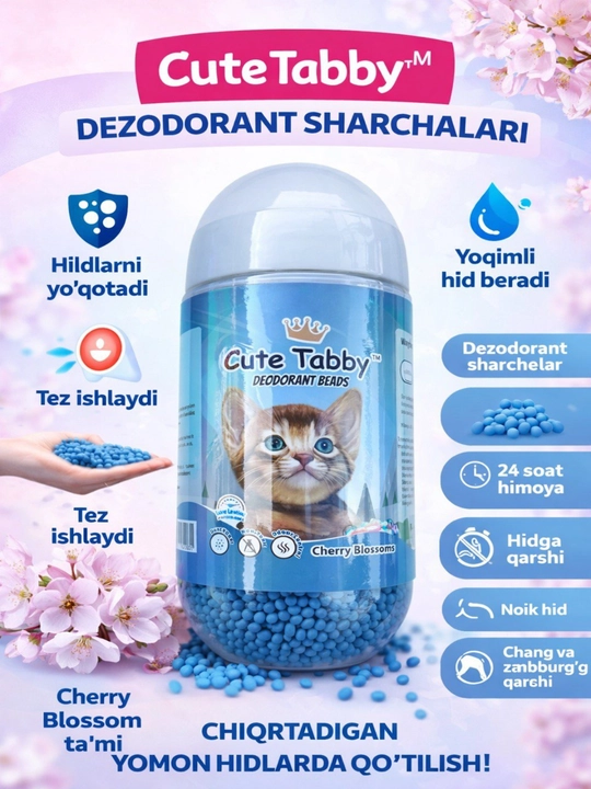 Mushuk tuvagi uchun dezodarant, 450 g - 