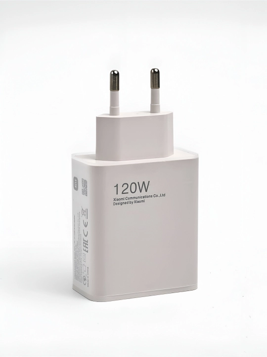 Xiaomi 120W tarmoq zaryadlovchi qurilma + USB-C kabel, tezkor zaryadlash