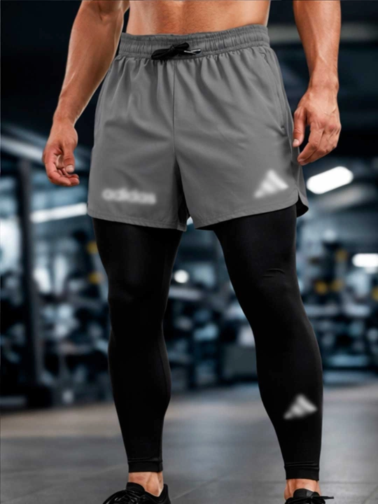 Erkaklar uchun sport shortigi, yugurish, fitnes uchun, yengil va cho‘ntakli nafas oluvchi - 