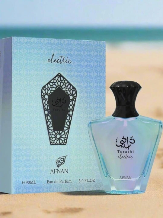 Erkaklar va ayollar uchun parfumlangan suv, Afnan Perfumes Turathi Electric, 90ML - 