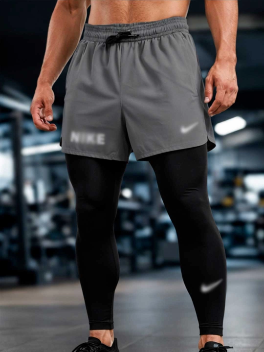 Erkaklar uchun sport shortigi, yugurish, fitnes uchun, yengil va cho‘ntakli nafas oluvchi - 