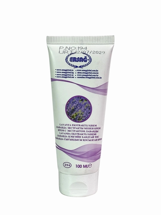 Yuz va tana uchun namlovchi krem, ERSAG lavanda ekstraktli, 100 ml