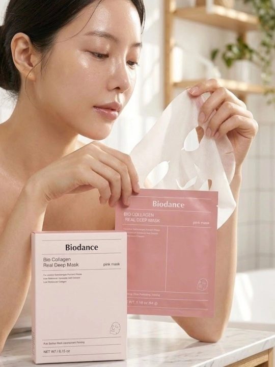 Biodance Bio-Collagen Real Deep Mask — гидрогелевая ночная маска с коллагеном, 1 шт