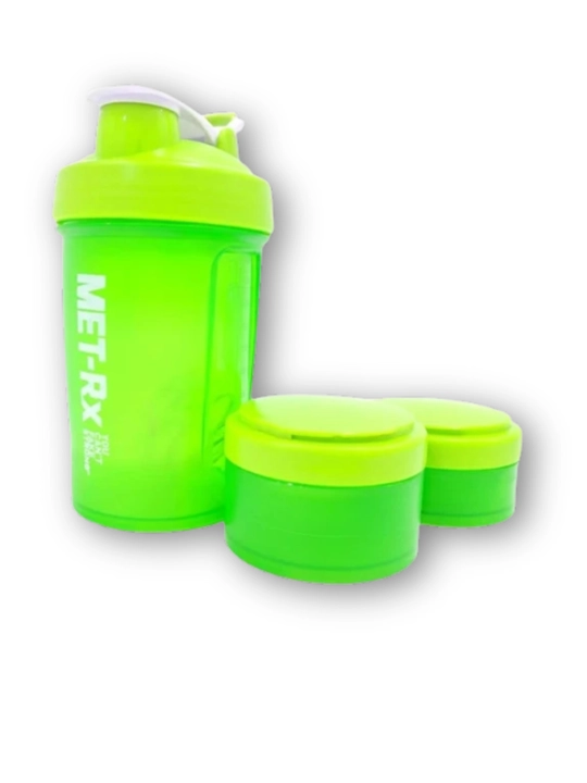 Protein va suv uchun sport shayker 450 gr, 3 bo‘limli, metall mikserli 