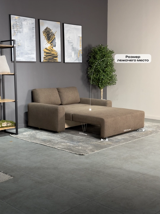 Yig‘iladigan to‘g‘ri divan-karavot Puma Layt Woodline