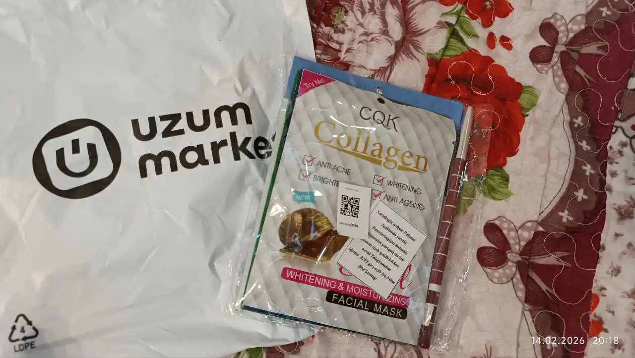 Yuz uchun yoshartiruvchi va tiklovchi niqoblar to'plami 4 dona