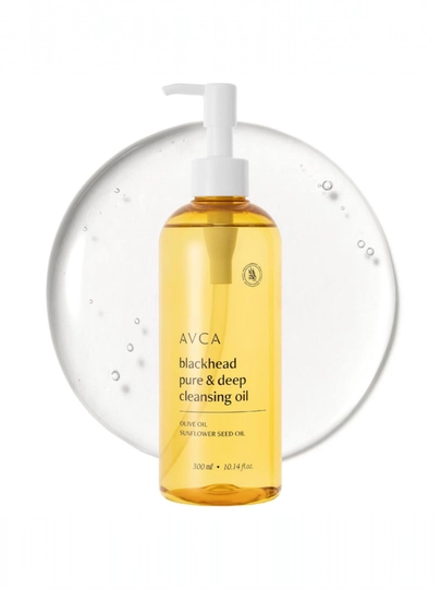 Гидрофильное масло AVCA Blackhead Remover Pure & Deep Cleansing Oil - 