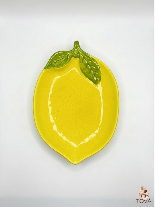 "Limon" keramik desert likopchasi, 15.5 sm