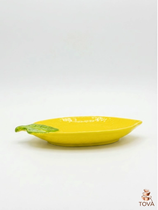 "Limon" keramik desert likopchasi, 15.5 sm