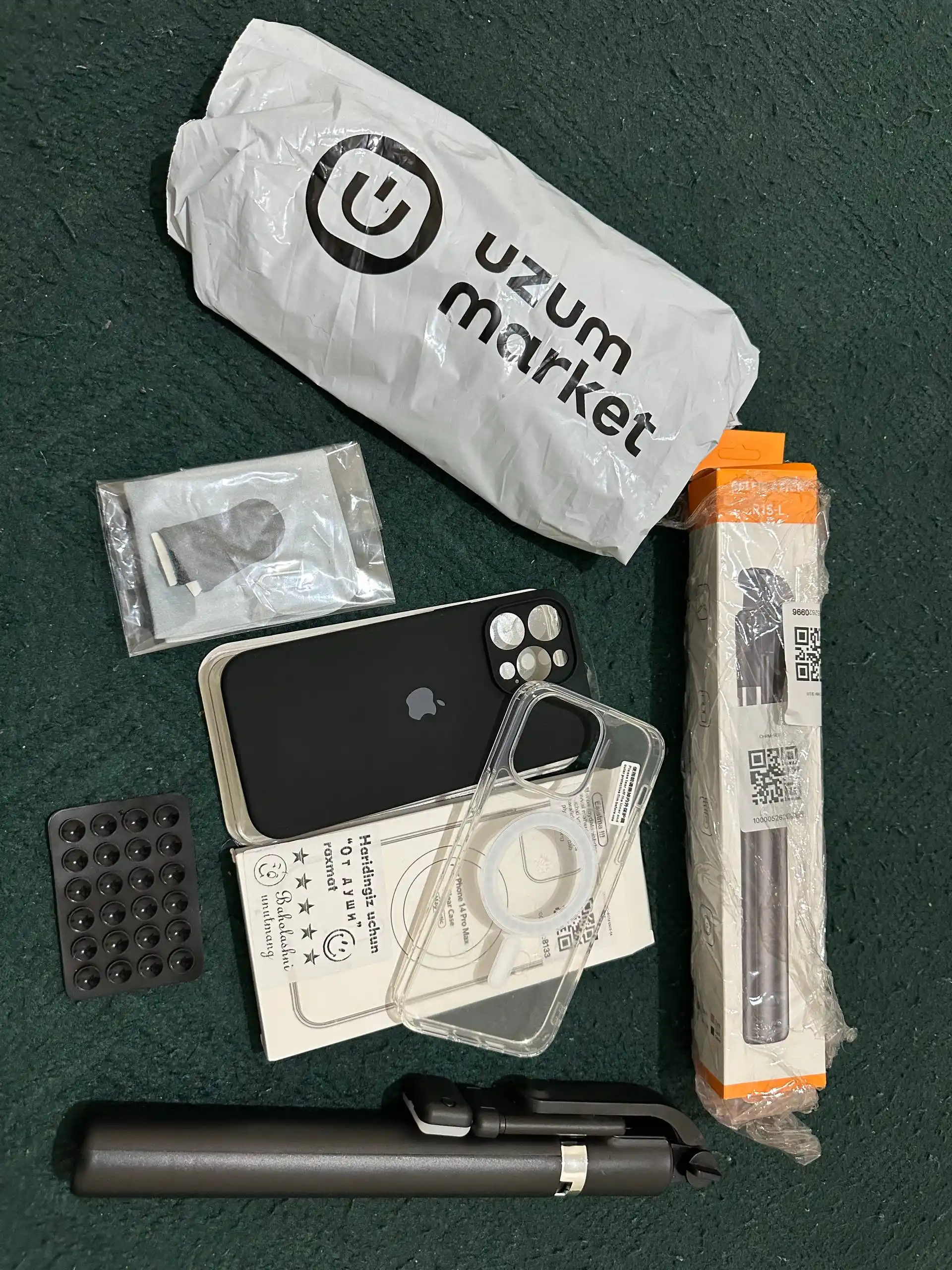 Monopod LED va Bluetooth pulti bilan, smartfonlar, iPhone, Android uchun selfi tayoqchasi