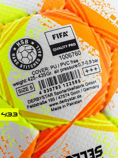 Futbol to‘pi, 5 o‘lchamli, sovg‘aga to‘p nasosi, 1 ta igna