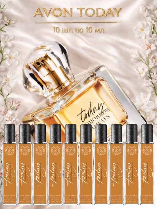 Atirlar ayollar uchun Avon Today 100 ml, ayollar uchun parfyumlangan suv Today, sovg'aga - 