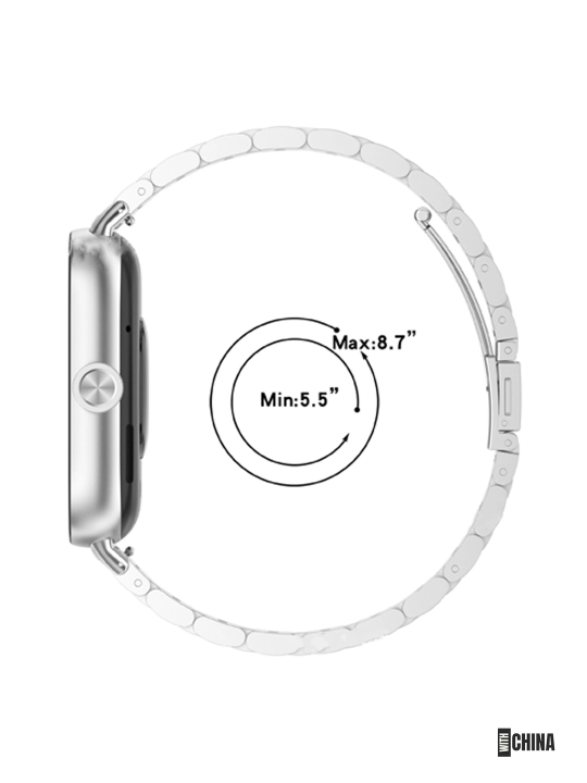 Xiaomi Mi Band 8/9/10 Pro va Redmi Watch 4/5/6 Redmi Watch 5 eSIM uchun uchun metall tasma