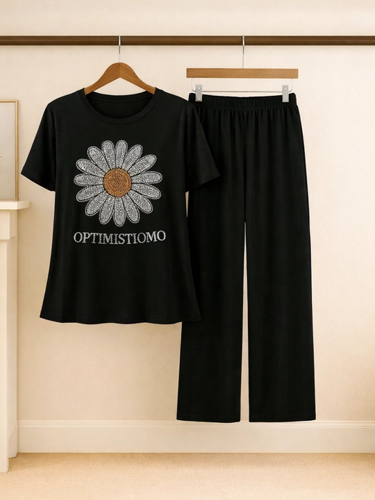 Ayollar uchun 2tasi 1da pijama, uy uchun to'plam, razmer standart 48-50-52