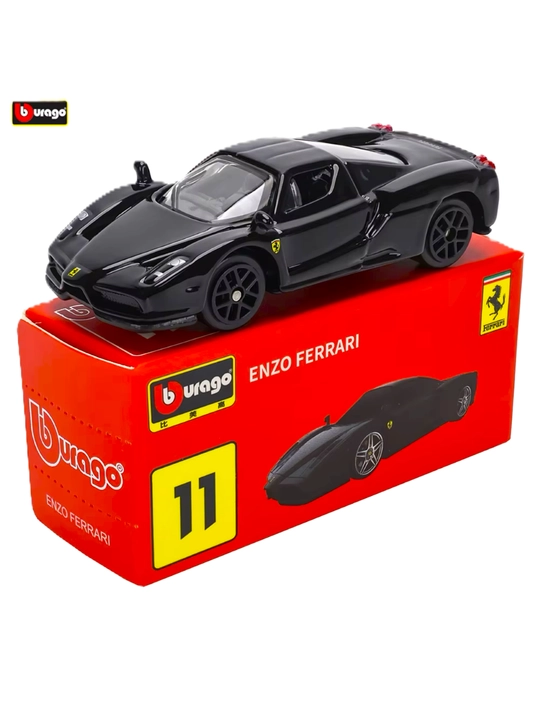BBURAGO 1/64 kolleksiya o'yinchoq moshinasi: Mers, ZEEKR, NISSAN, BUGATTI, FORD