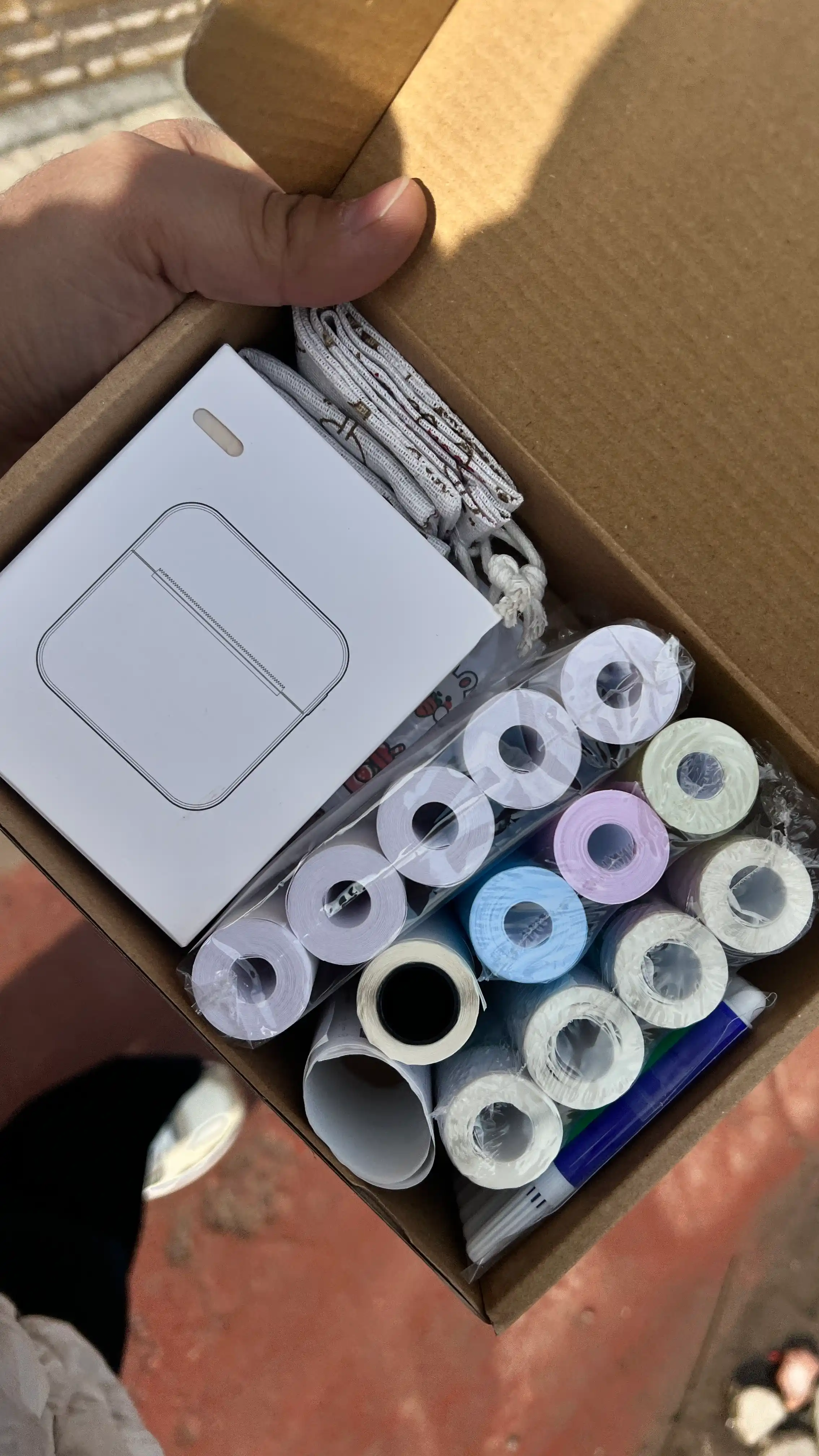 Simsiz mini termoprinter, telefon uchun, bolalar uchun, Bluetooth bilan