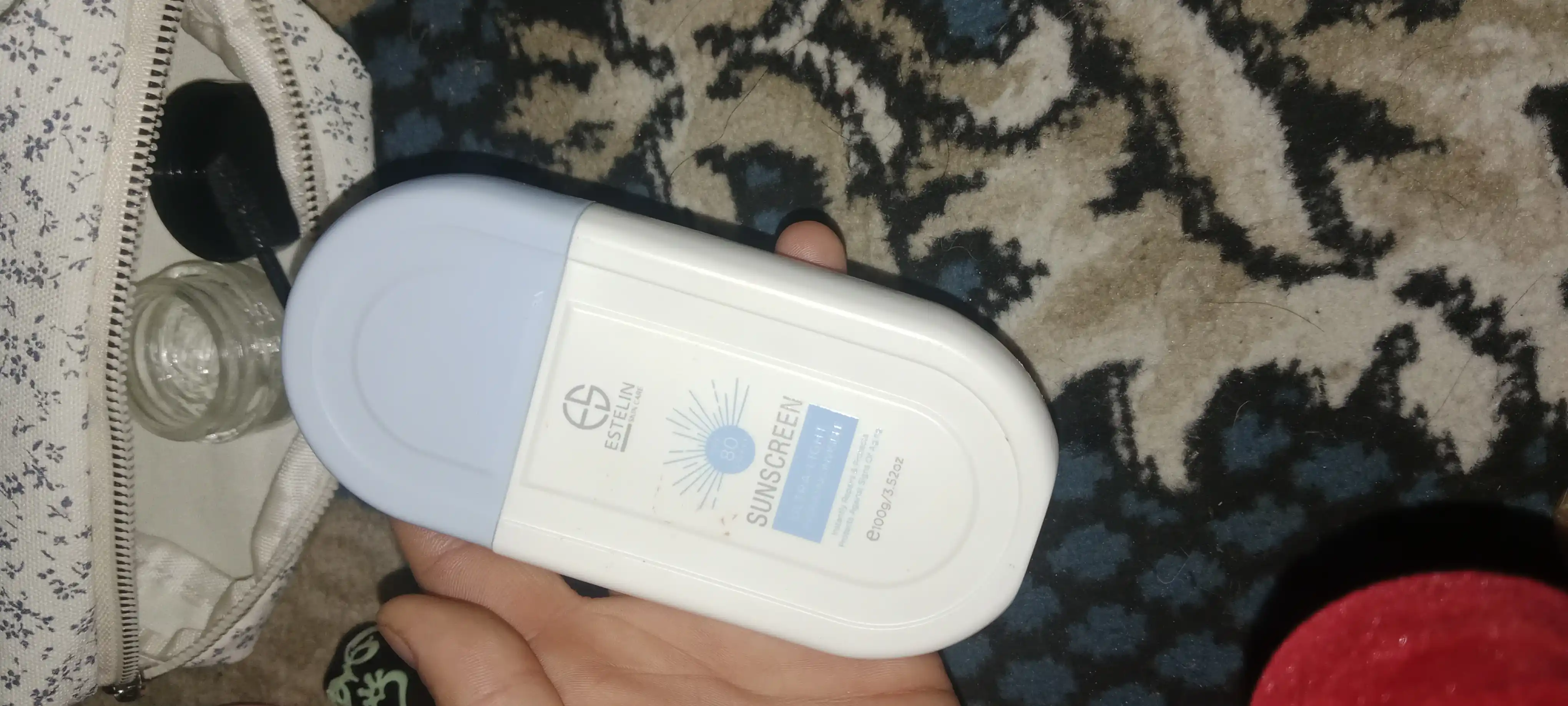 Солнцезащитный крем, Estelin, SPF 100, 80, 50 PA+++, увлажняющий, крем, лицо, тело, 100 г