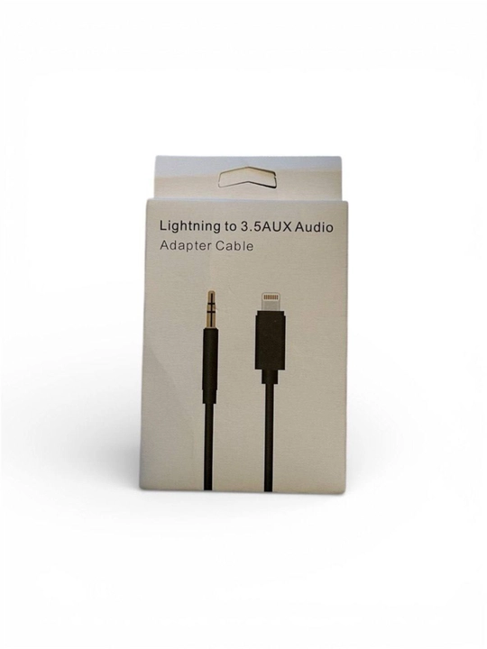 AUX kabeli 3.5mm: iPhone (Lightning) va Android (Type-C) uchun audio adapter, 1 m