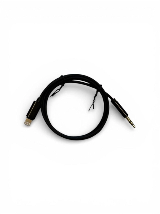 AUX kabeli 3.5mm: iPhone (Lightning) va Android (Type-C) uchun audio adapter, 1 m