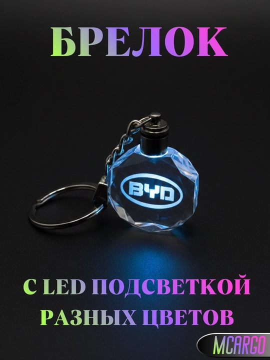 LED Авто Брелок – для BMW, Hyundai, Mercedes, Chevrolet, Kia, BYD