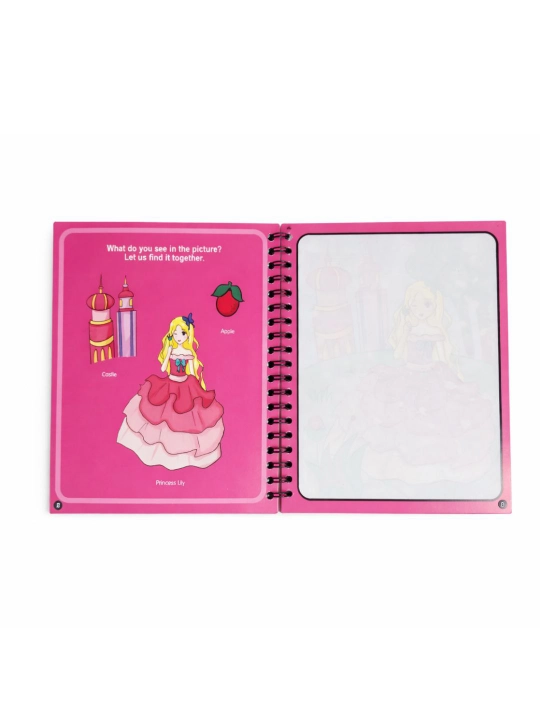 Magic Water Book – bolalar uchun suv bilan bo‘yash kitobi (3+)
