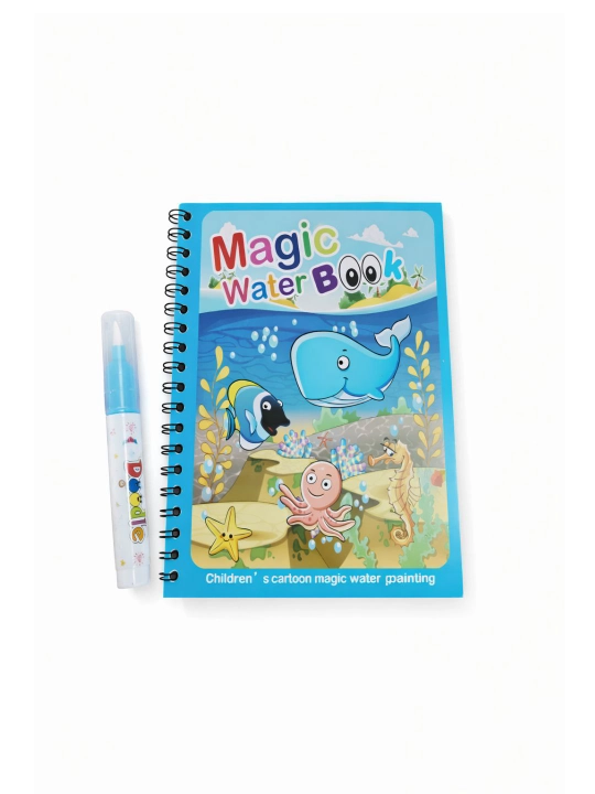 Magic Water Book – bolalar uchun suv bilan bo‘yash kitobi (3+) - 