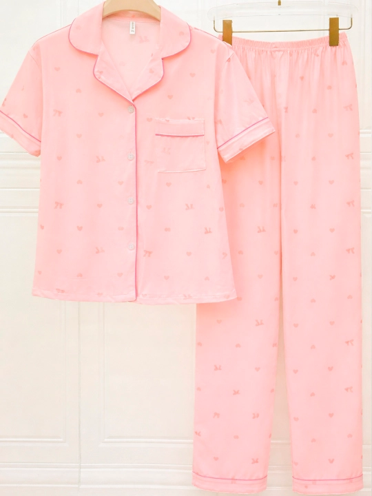 Ayollar uchun pijama, uy kiyimi, printli, turli xil rang va naqshlarda