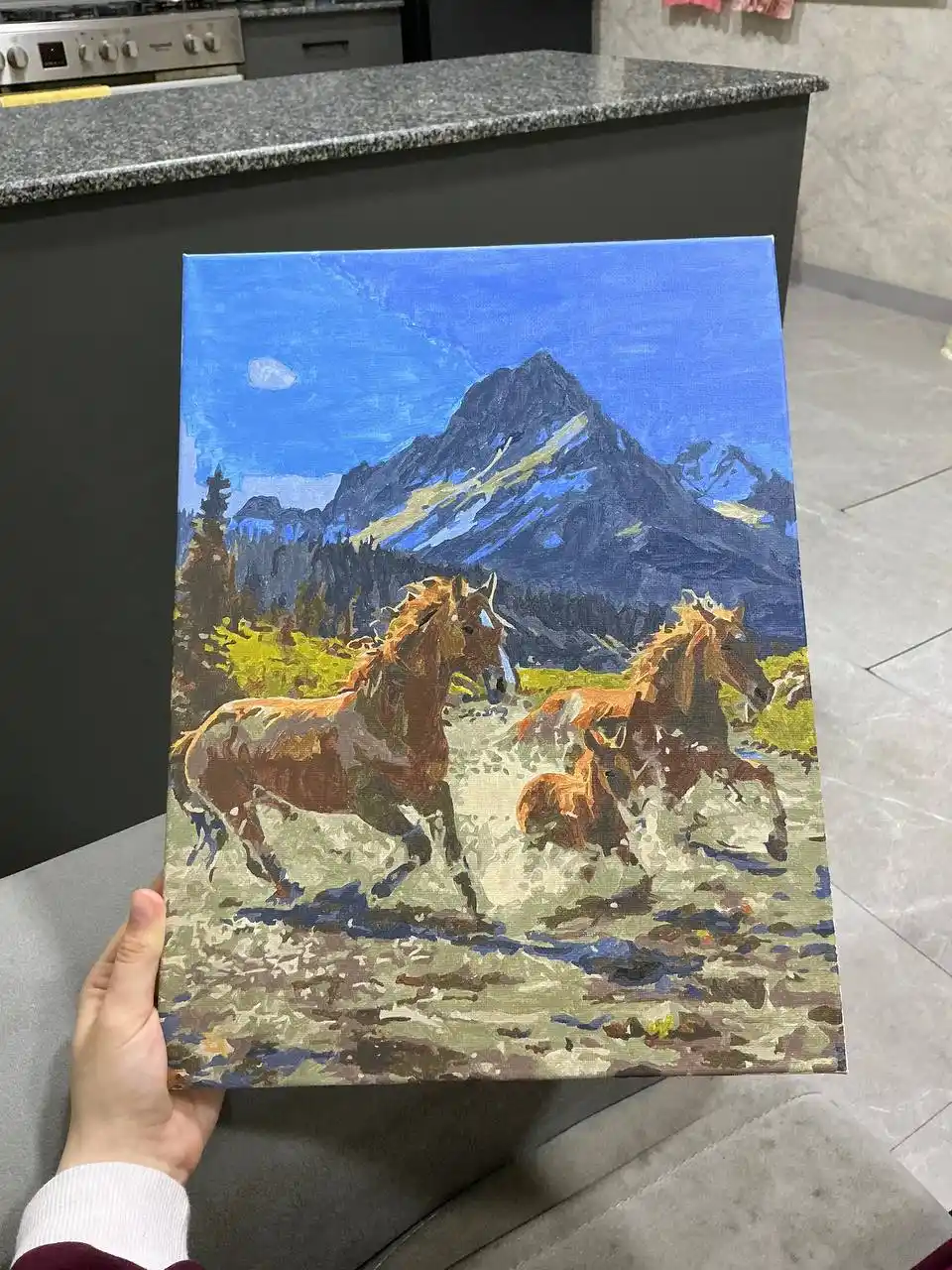 Картина, рисование по номерам Skystore, ивотные, холст на подрамнике, 30x40 см