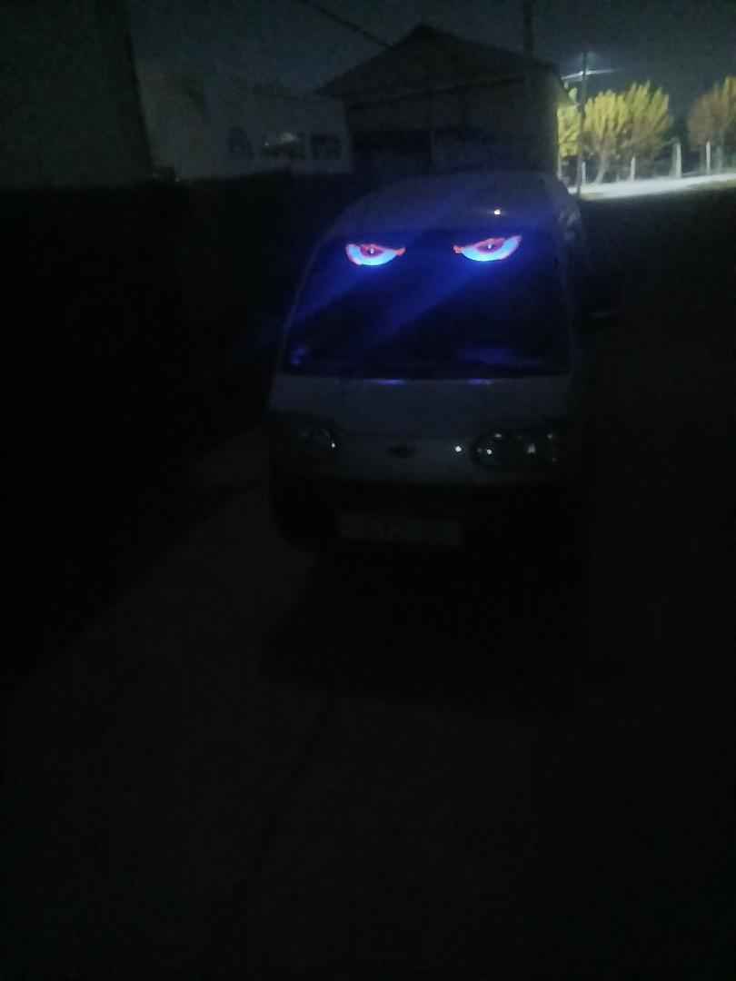 Светодиодная панель Глаза для автомобиля, 11 режимов, Devil Eyes