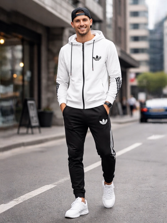 Erkaklar sport kostyumi, ikki qismli, S-3XL o'lchamlari