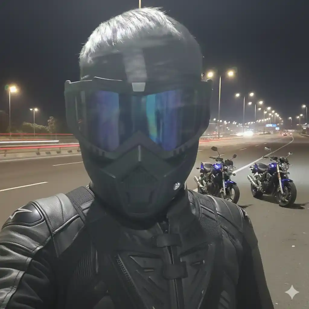 Shamol va qorga qarshi niqob, skuter, velosiped, mototsikl, va tog' chang'isi uchun
