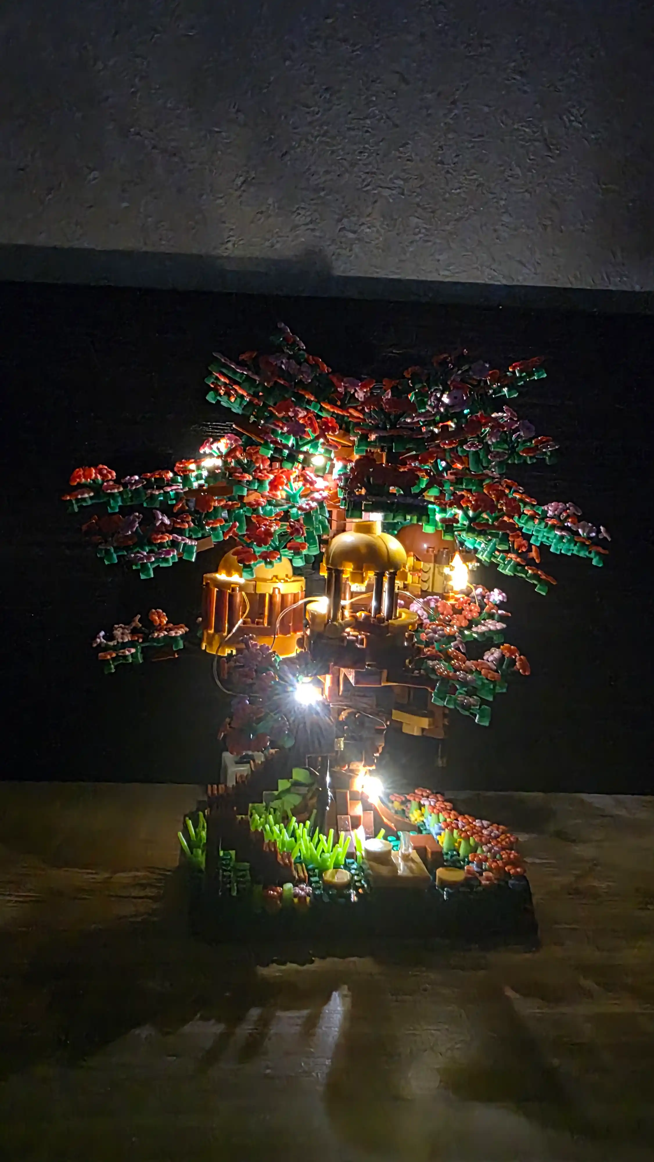 Конструктор 3D ночник "Сакура", 2008 деталей, сделай сам, в подарочной упаковке