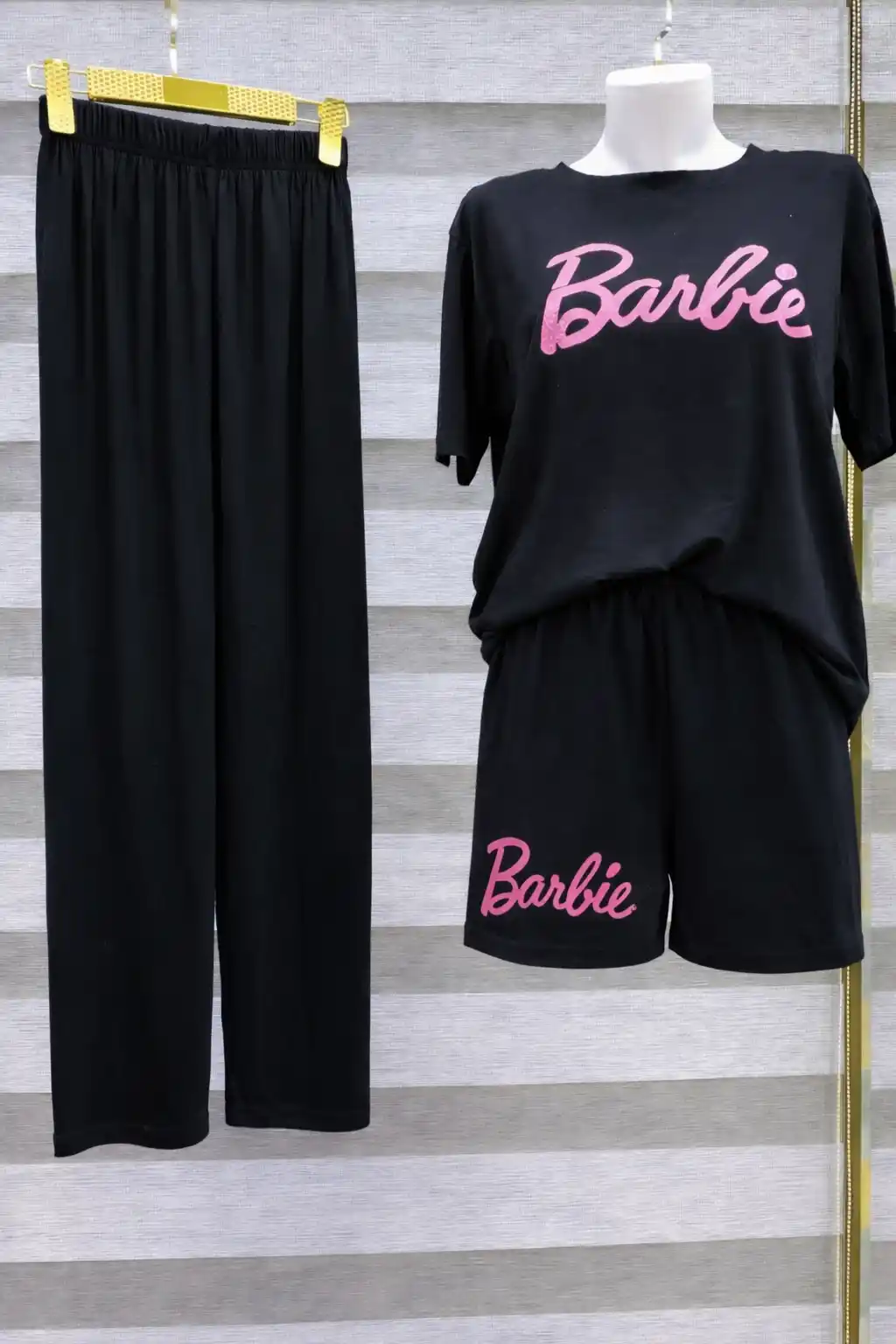 Ayollar uchun uy uchun to'plam, 3 tasi 1 da pijama, razmer standart 46-48-50-52, viskoza