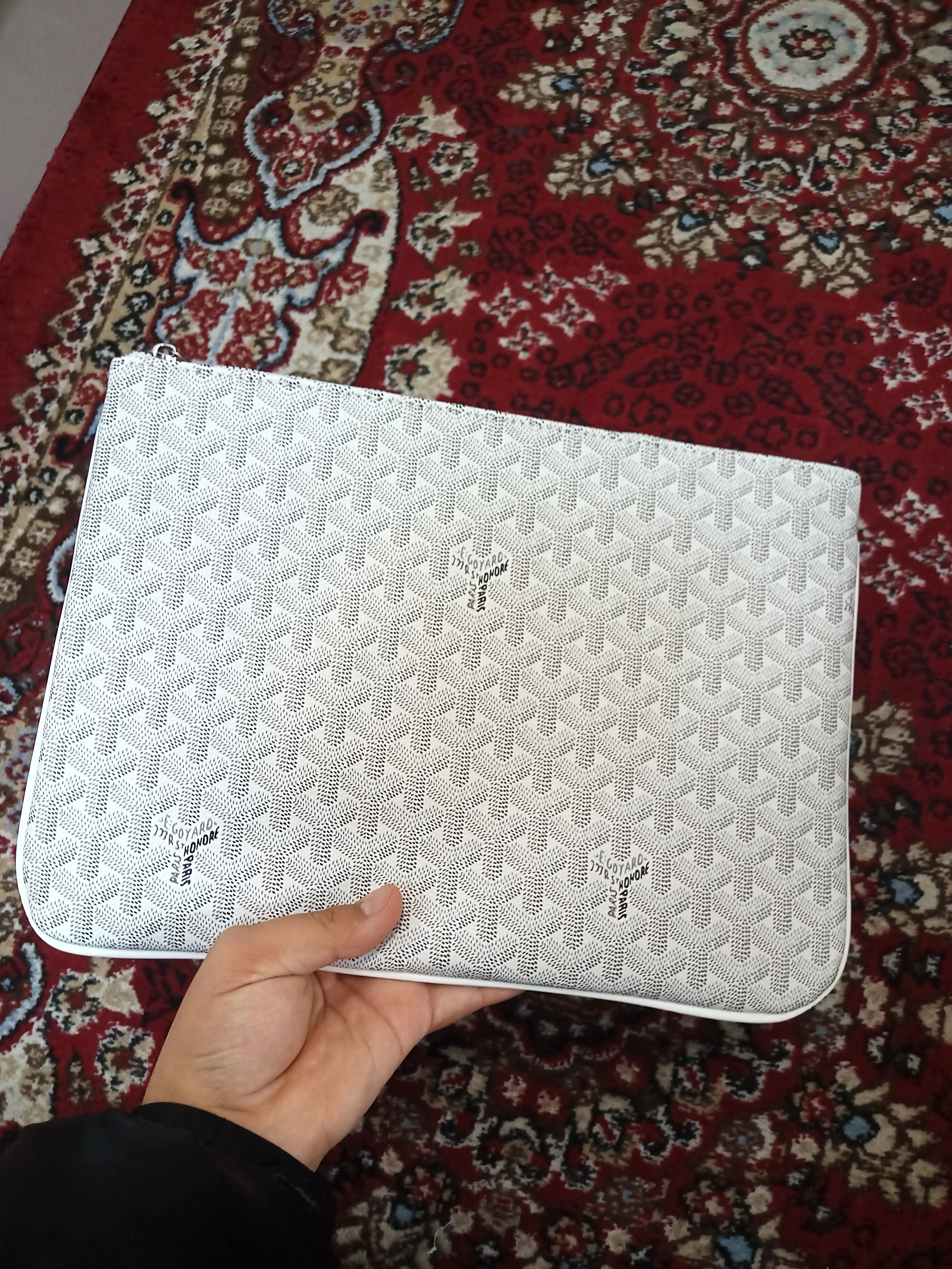 Goyard qo‘l sumka-klatch, barsetka erkaklar va ayollar uchun, zamonaviy dizayn karobkali