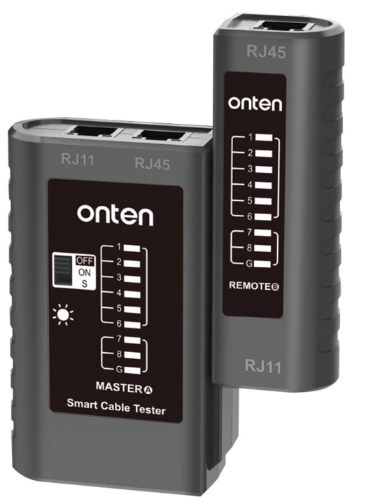 ONTEN E921 – это профессиональный LAN тестер для быстрой и точной проверки кабелей - 