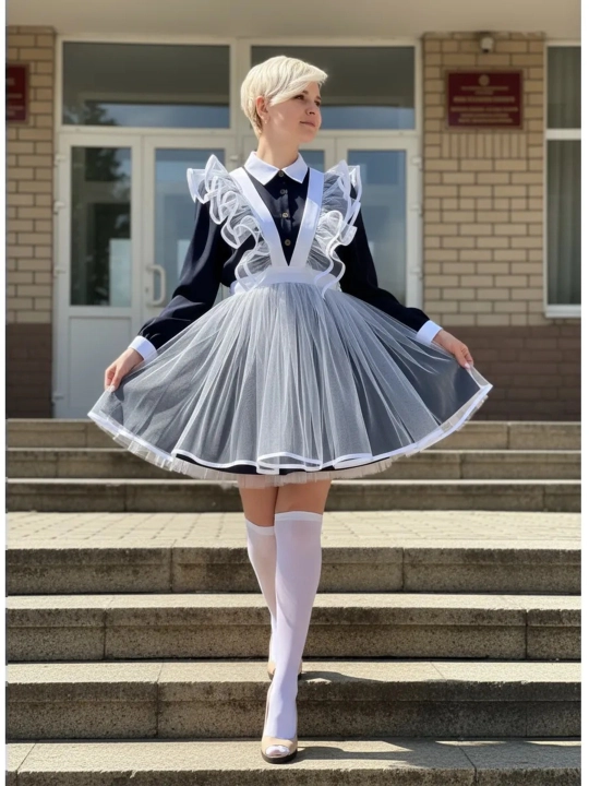 Школьный фартук для девочки