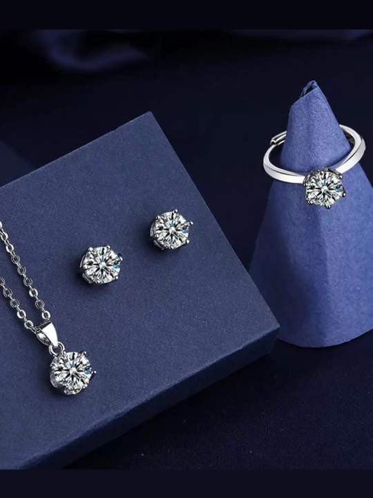 Ayollar taqinchoqlar to'plami, VAN CLEEF, bijuteriya to'plami, sovg'a qutisi bilan