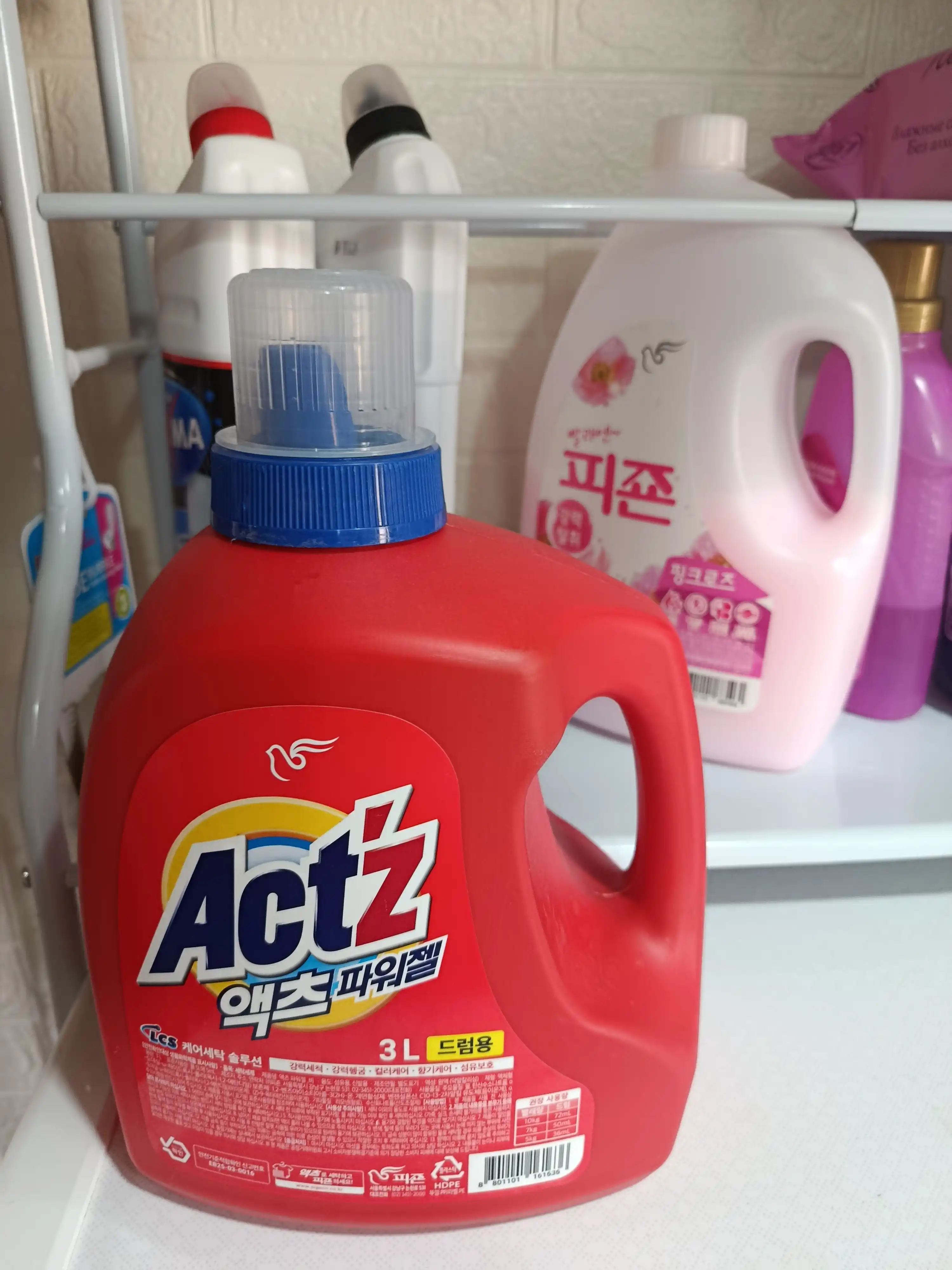 Kir yuvish Act’z Konsentrlangan uchun gel, 3 litr, hidsizkir yuvish