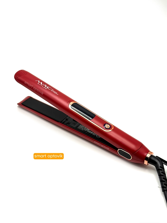Soch dazmoli MAC Styler, professional soch tekislagich, titan plastinali, soch to‘g‘rilash