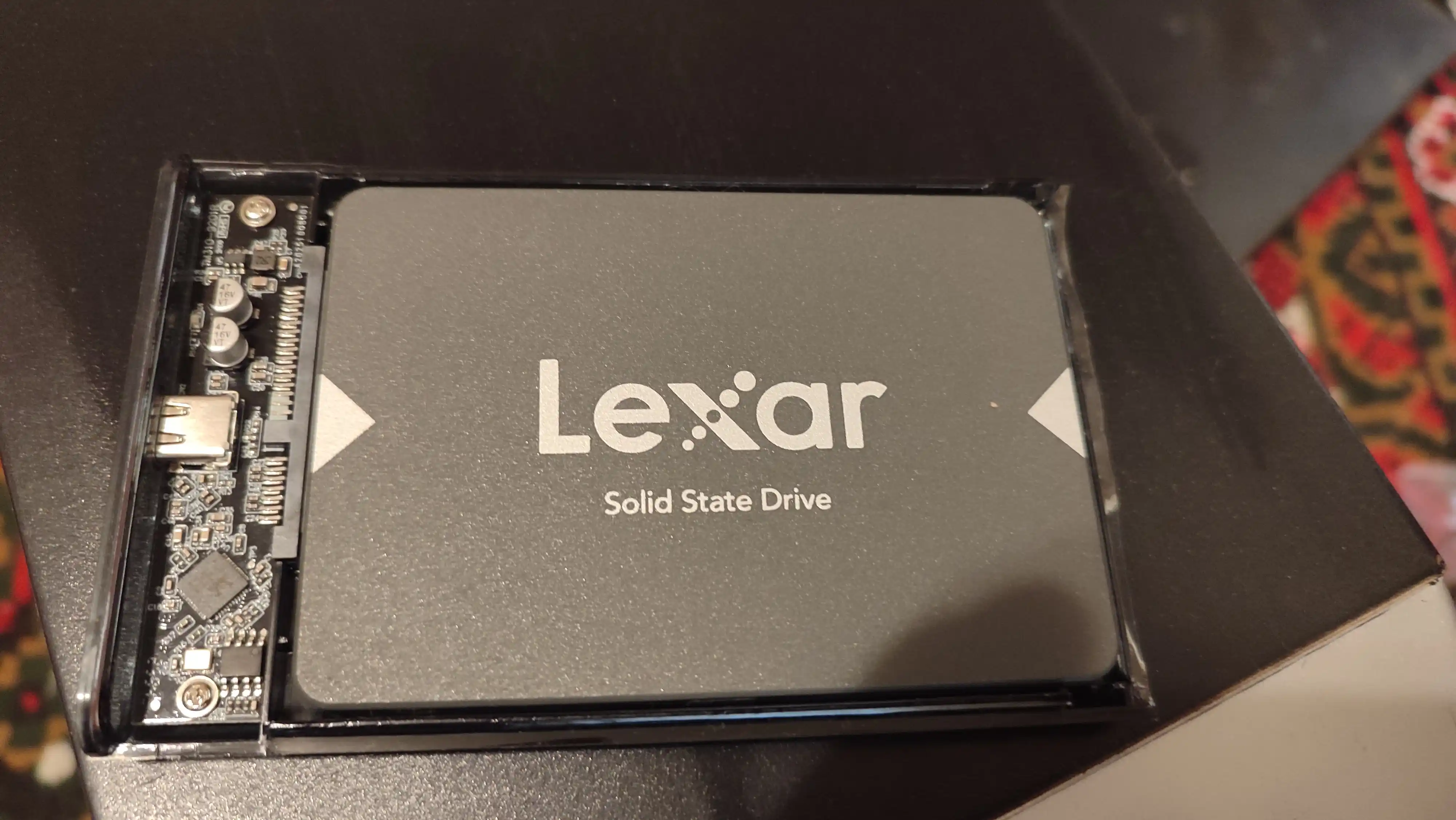 Корпус-кейс для внешнего жесткого диска SATA, USB 3.1, HDD SSD 2.5