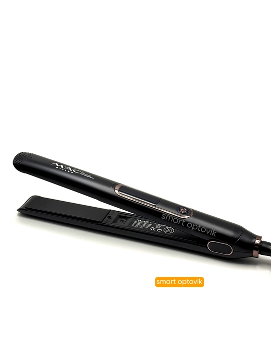 Soch dazmoli MAC Styler, professional soch tekislagich, titan plastinali, soch to‘g‘rilash