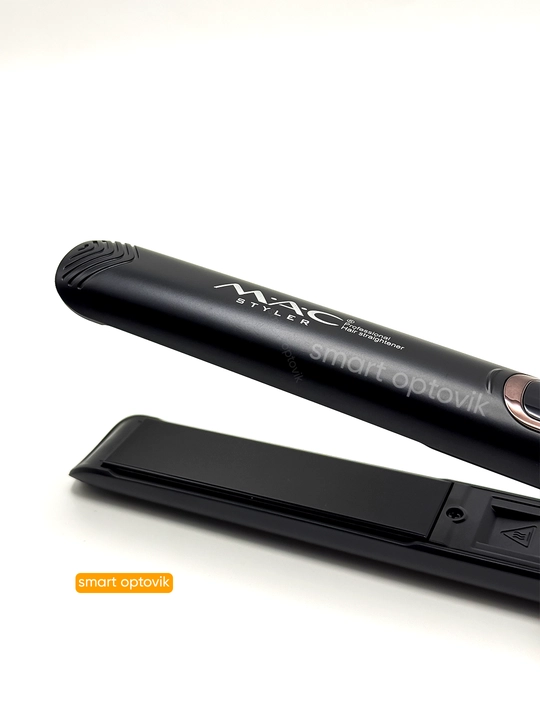 Soch dazmoli MAC Styler, professional soch tekislagich, titan plastinali, soch to‘g‘rilash