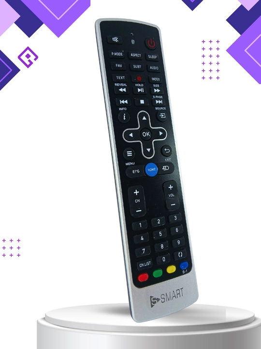 S SMART televizor pulti, masofadan boshqarish, multimedia tugmalari bilan