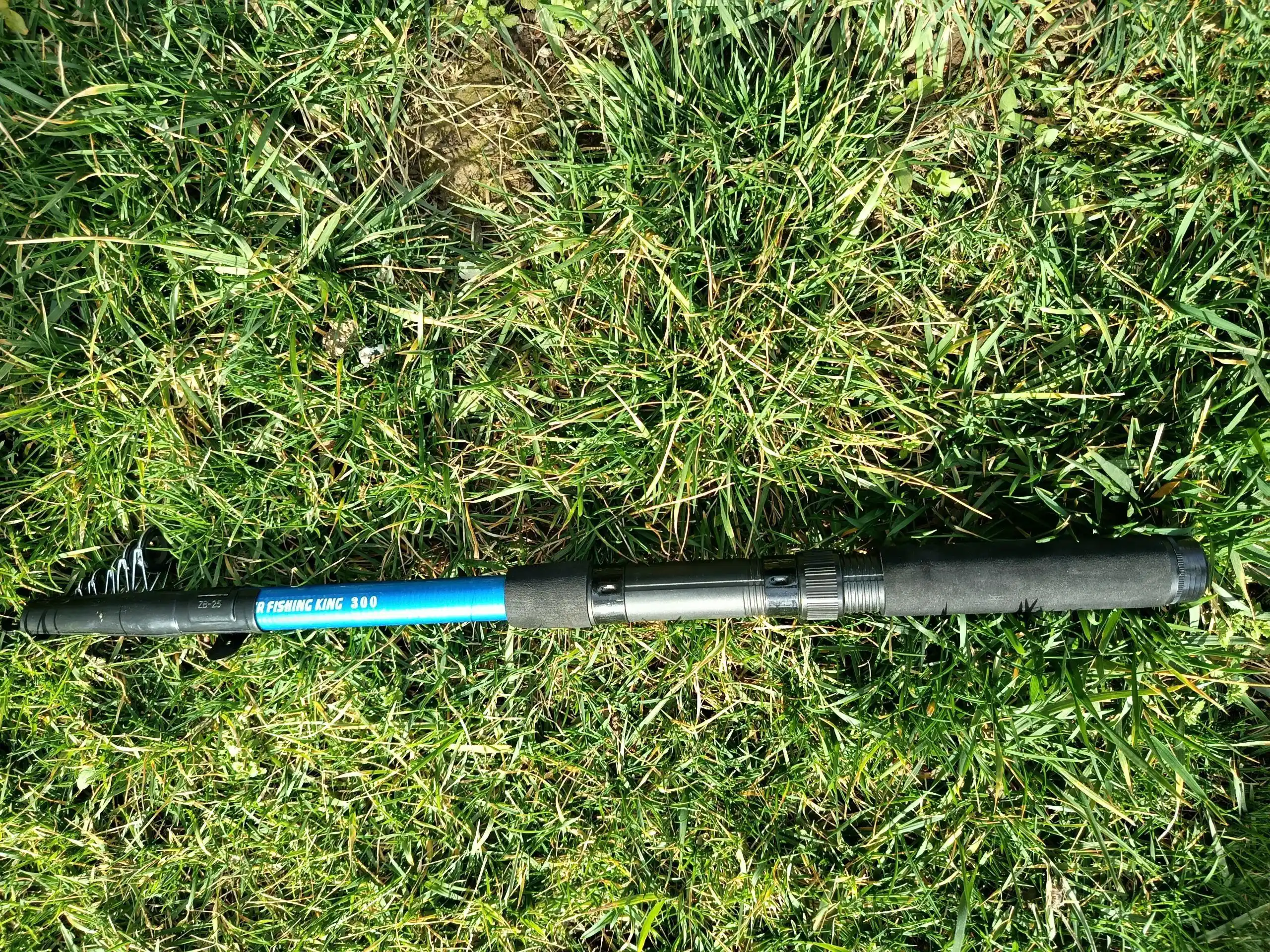 RIVER FISHING KING teleskopik qarmoq, 1,8–3,6 m, baliq ovlash uchun yig‘ma qarmoq