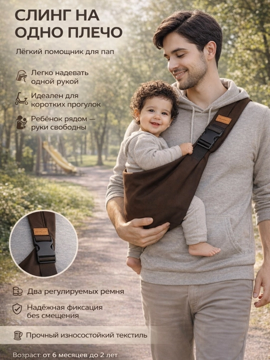 Bolalar uchun kenguru, ko‘tarib yurish, sling, ergoryukzak - 