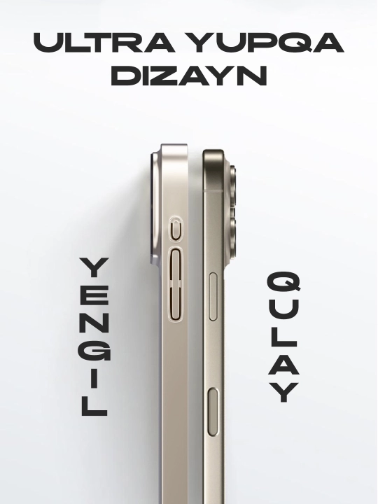 iPhone 17 uslubidagi 11,12,13,14,15,16,17, PRO, PROMAX uchun g'iloflar