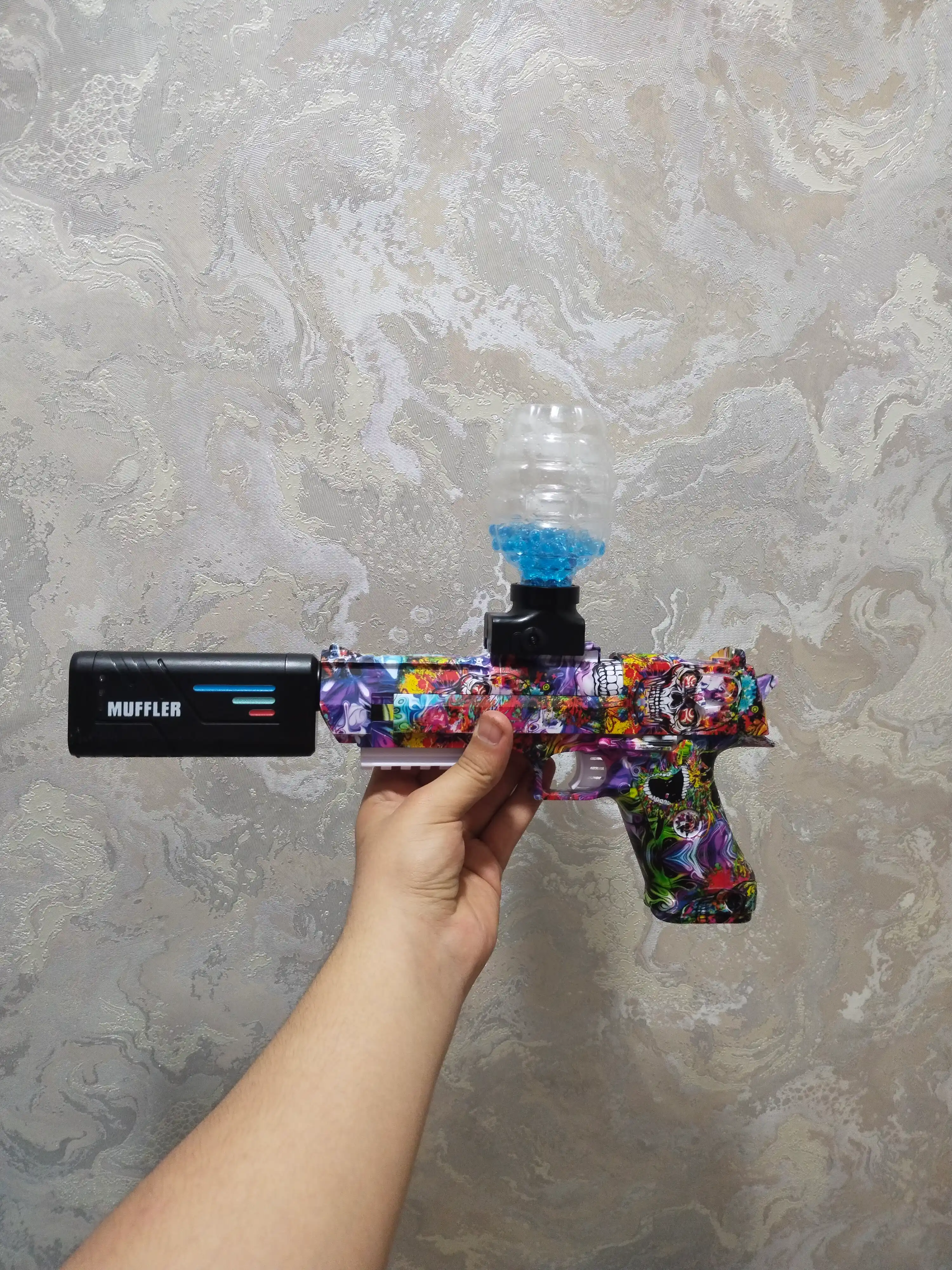 Орбизный автомат M416 — игрушечный автомат, который стреляет орбизами, 1000 орбизов