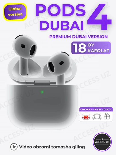 Беспроводные наушники Pods 4-го поколения ANC Dubai с шумоподавлением, для iOS и Android